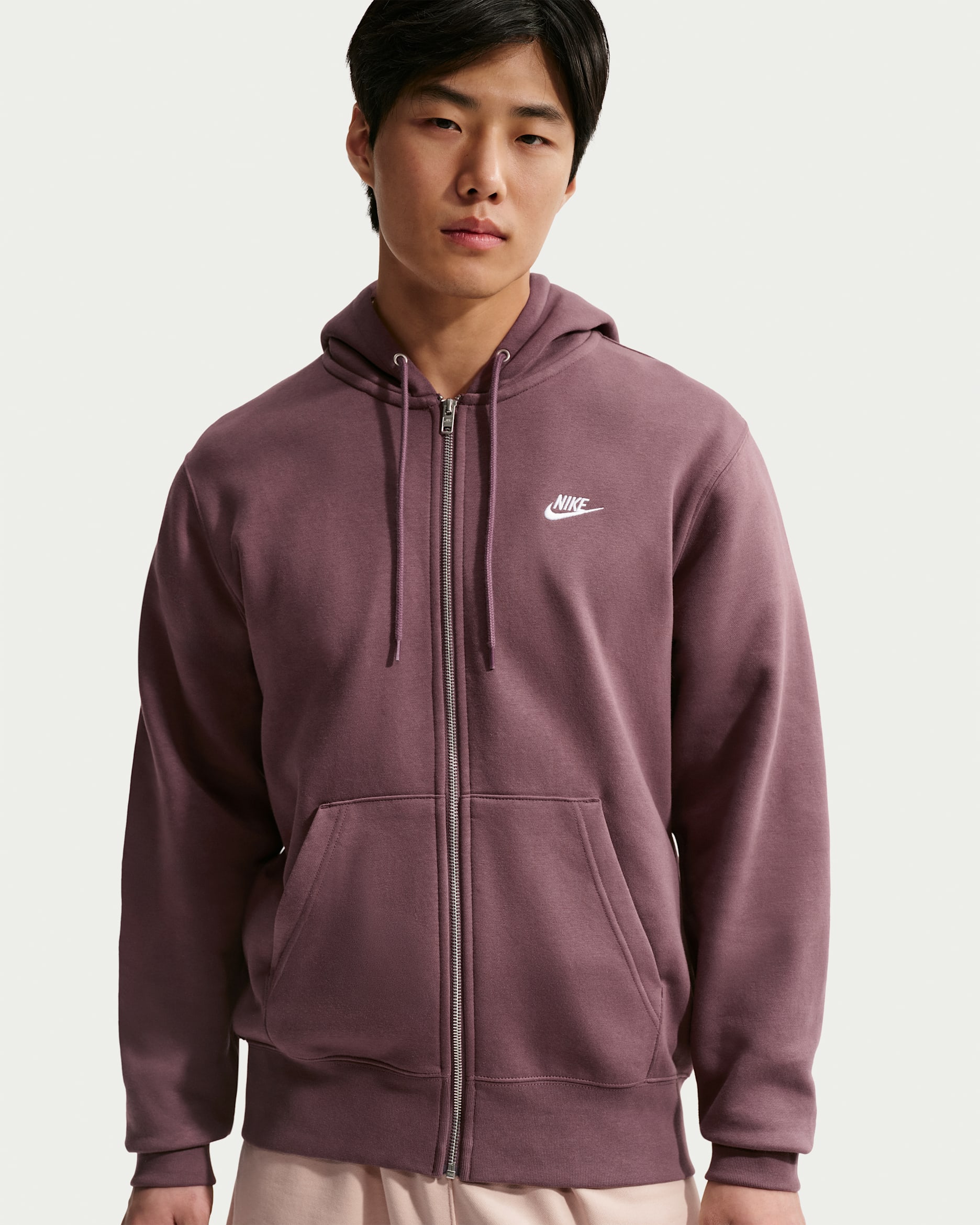 Nike Club Men's Full-Zip Fleece Hoodie. Nike.com